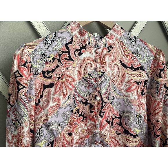 NWT! Beulah Style Women's M 2-piece Dress Multi Paisley Skirt & Top - Picture 3 of 16